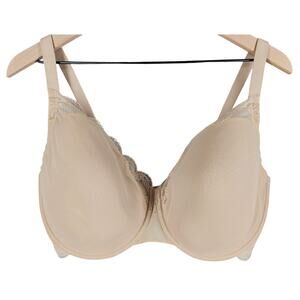 NATORI WOMEN'S NUDE ELUSIVE FULL FIT CONTOUR BRA STYLE 741199 SIZE 42H